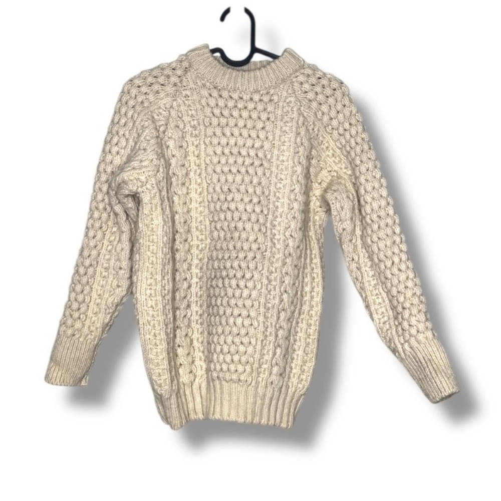 Killarney Ireland Gap of Dunloe Handloom Pure New Wool Sweater